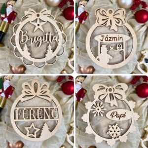 Karácsonyfadísz - Masni és barátai