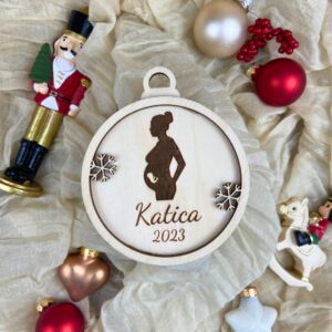 Pocaklakós karácsonyfa dísz-kisbabával