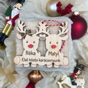 Karácsonyfadísz - páros Rudolf