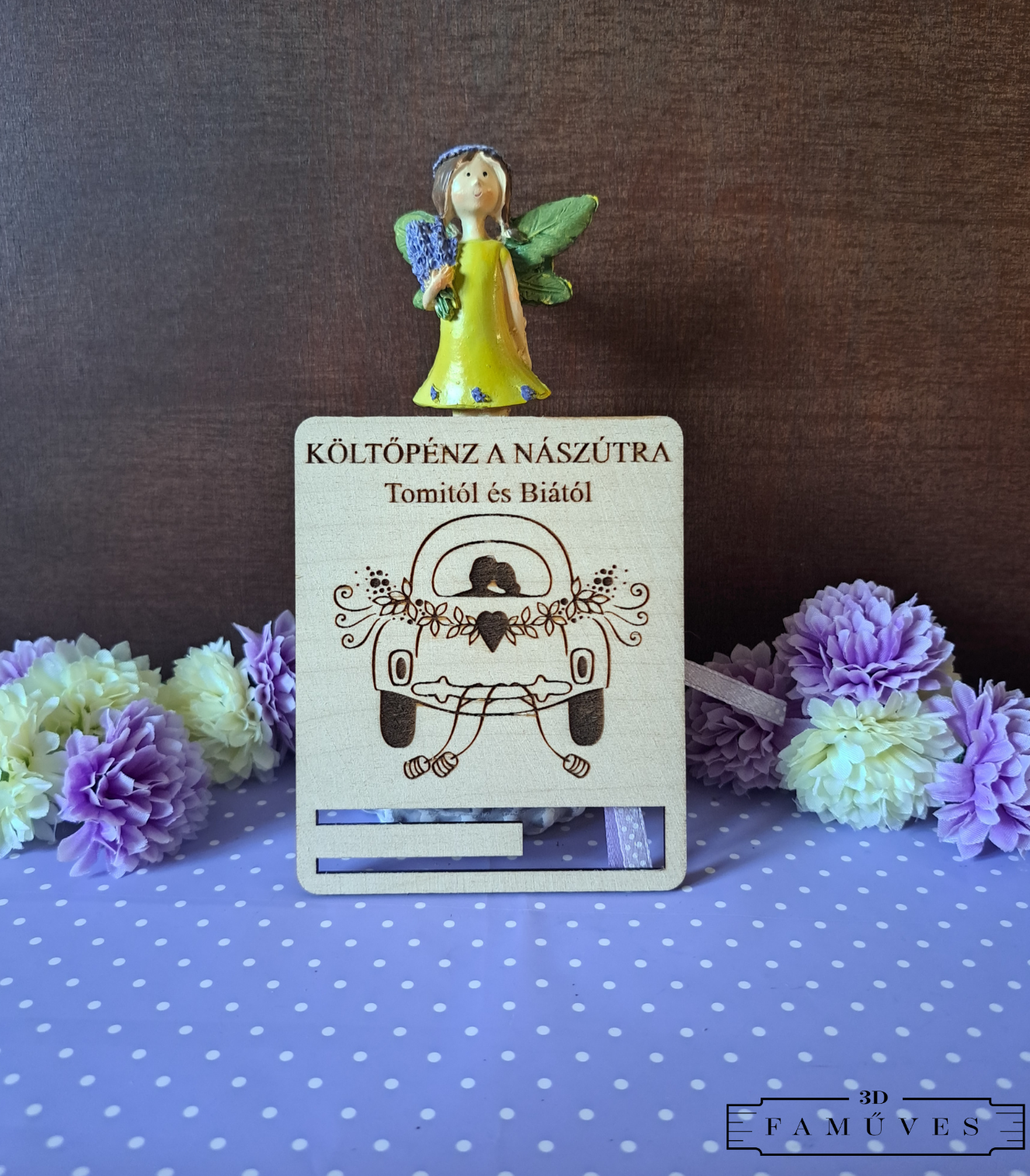 Esküvői pénzátadó kártya-nászútra - Image 2